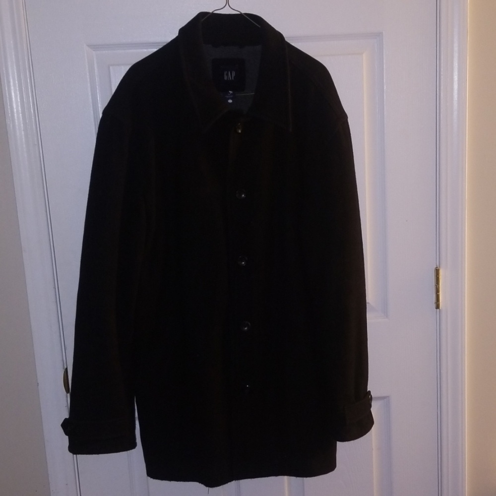 Gap black peacoat